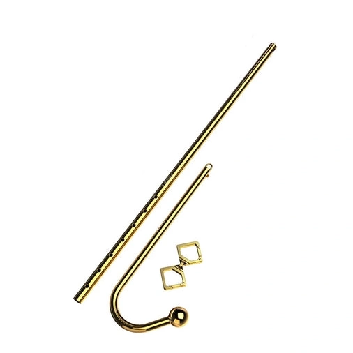 3867 AllNight Adjustable LOCKINK Golden Set Anal Hook 0206